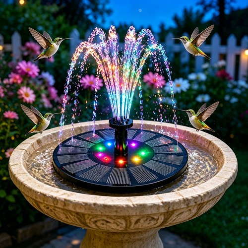 Solar water fountain pump with - fountain,