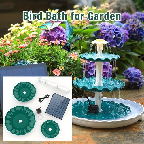 Bird bath solar pump - 6.5w, with