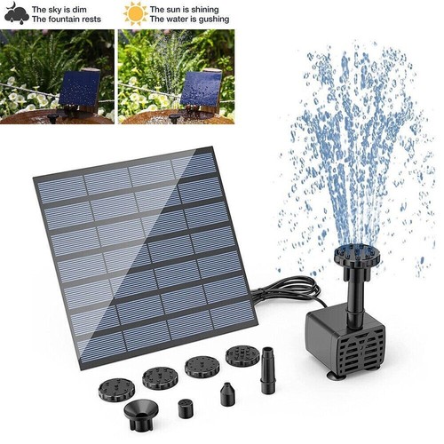 Solar power fountain - solar,