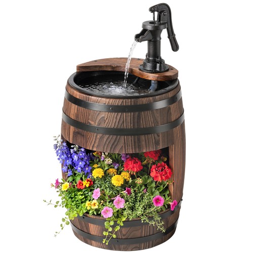 Tiers wooden water - 2, pump