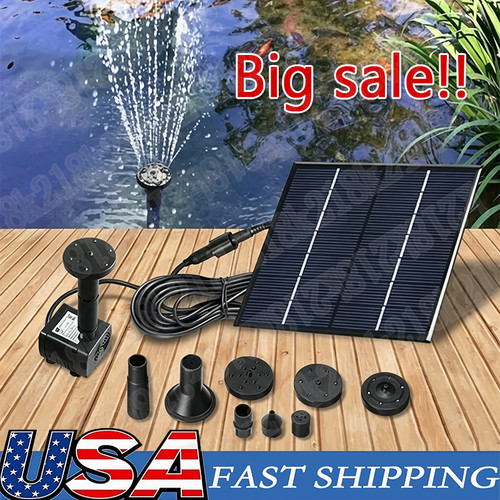 Solar power fountain - power,