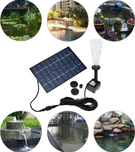 Solar power floating - floating, fountain