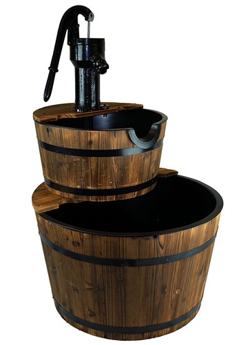 Water fountains outdoor wood - fountains,