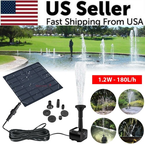 Solar power fountain - power,