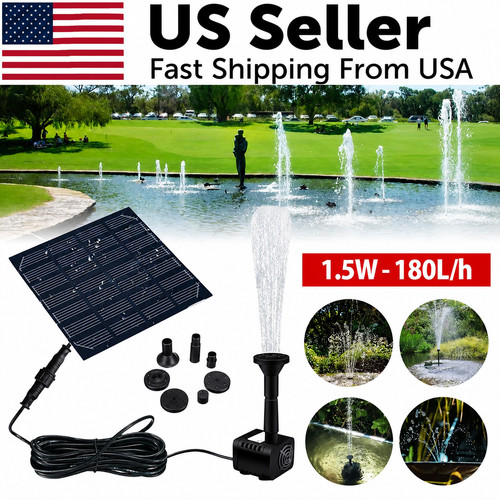 Solar power fountain - solar,