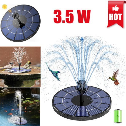 Solar fountain pump - fountain, spray