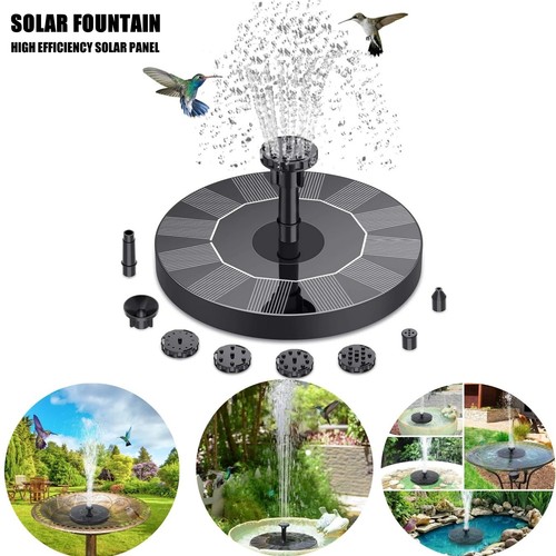 Solar power fountain - solar,