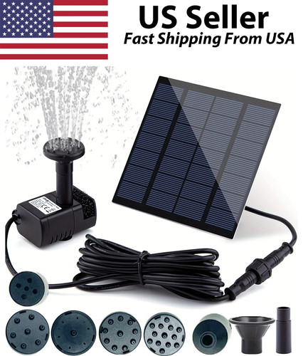 Solar power fountain - solar,