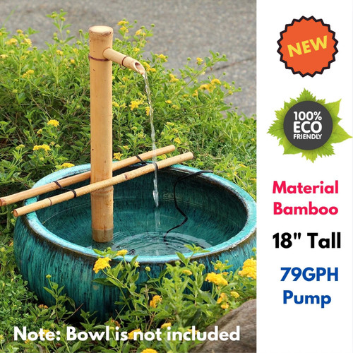 Zen garden bamboo water - garden,