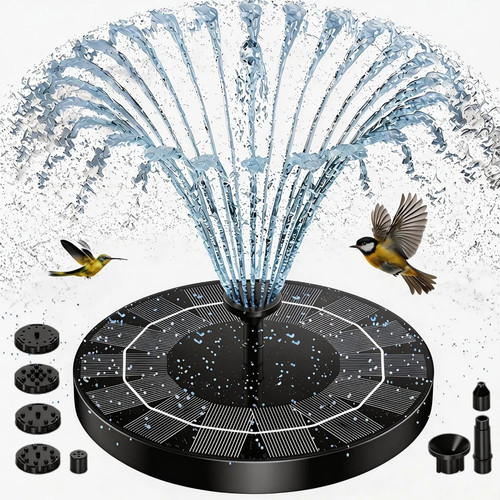 Solar power bird bath - 2.5w,