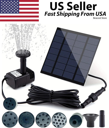 Solar power fountain - power,
