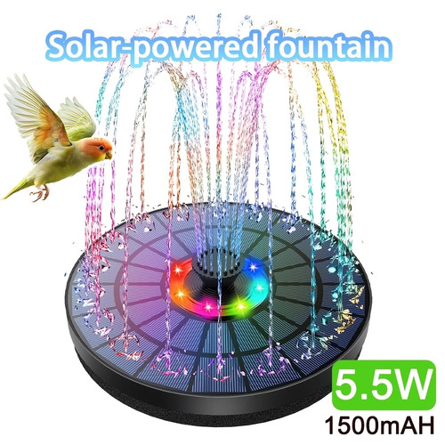 Solar power fountain - 5.5w,