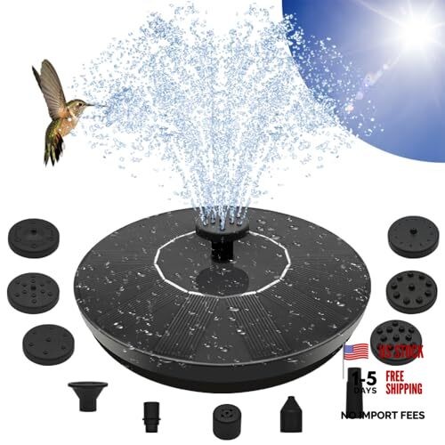 Solar fountain pump garden - solar,