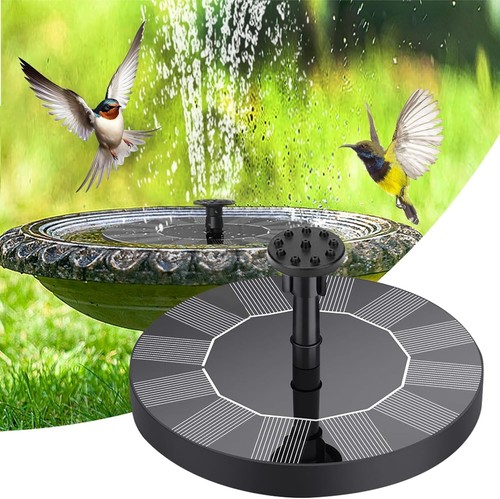 Solar power bird bath - solar, fountain