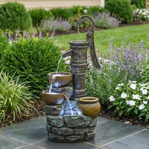 Outdoor water fountain - outdoor, for