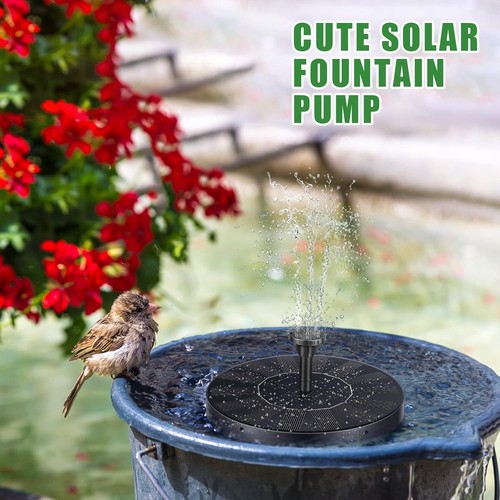 Solar power bird bath - solar,