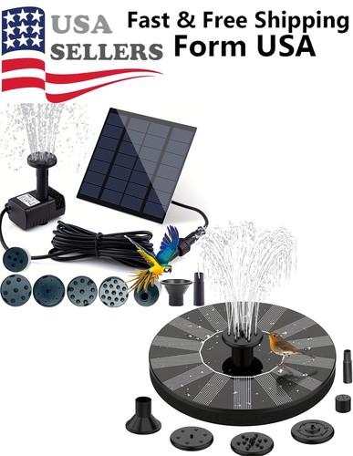Solar power fountain - power,