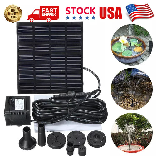 Solar power fountain - solar,
