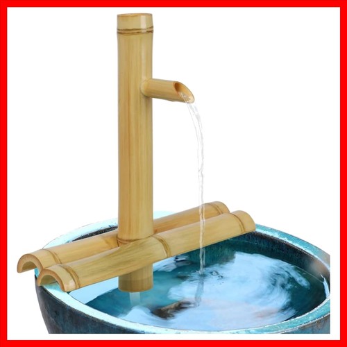 Bamboo water fountain without - fountain,