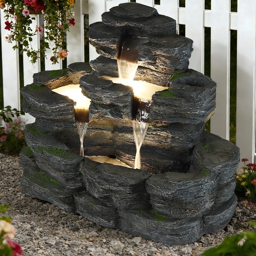 Tier cascading rock water - cascading,