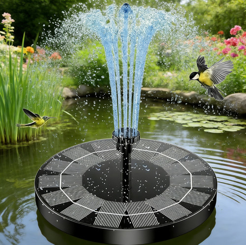 Submersible bird bath solar - bath,