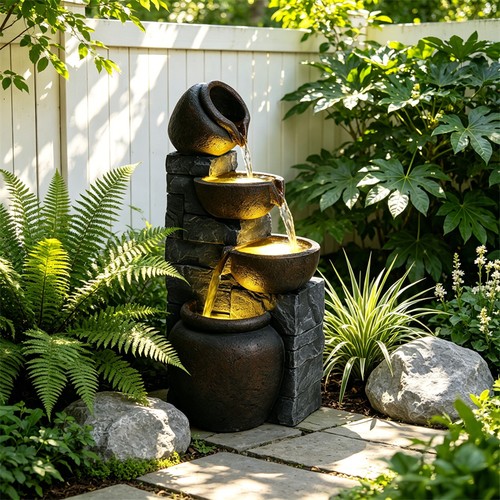 Outdoor water fountain - 25.6'',