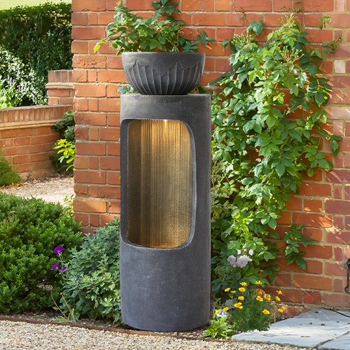 Outdoor water fountain - 37.2''h,