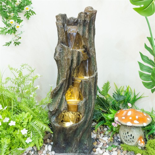 Outdoor water fountain w - outdoor, w/