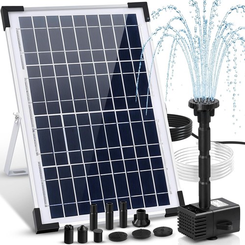 12w solar fountain - fountain, pump